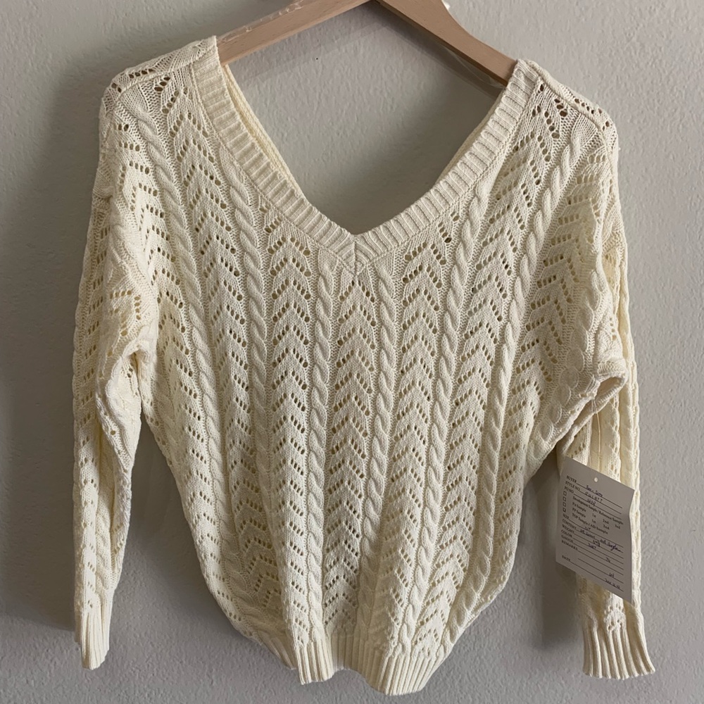 Francescas cable knit sweater